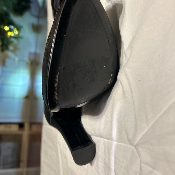 Missoni Fold-Over High Heeled Metallic Purple Leather Boots - Picture 11 of 16